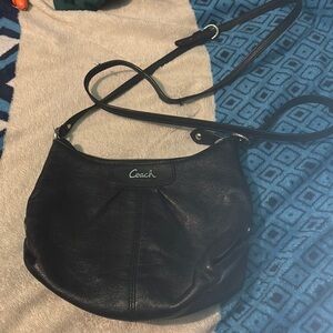 Coach Black Crossbody Bag with Structured Design